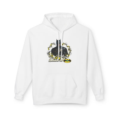 Batman-Inspired Unisex Fleece Hoodie, "Batmod on"