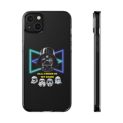 Handyhülle Darth Vader Phone Case, Star Wars Clear Silicone Phone Cover,  All I Need Is My Gang