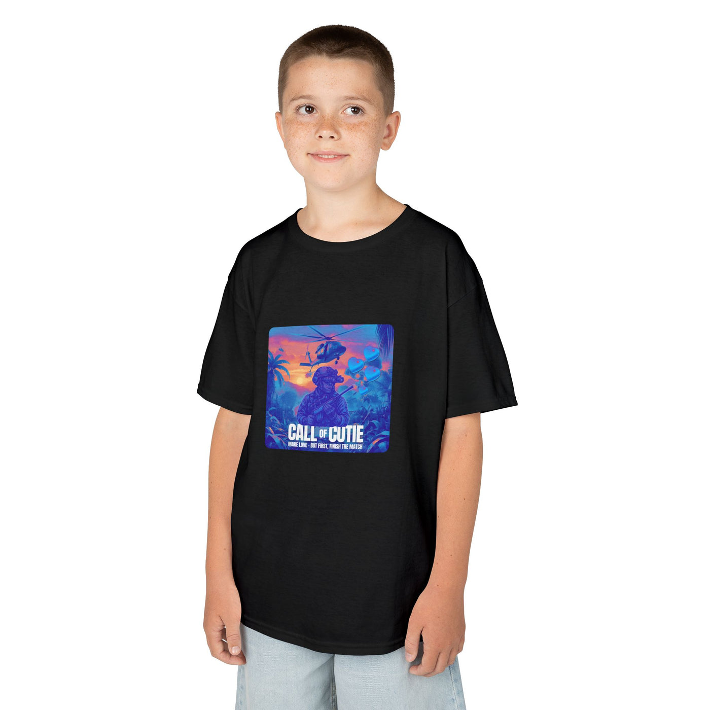 Call of Cutie Unisex Oversized Boxy Tee - Chill Vibes for Game Lovers for Teens