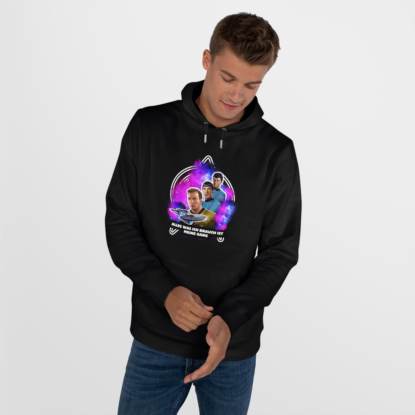 Hoodie Sweatshirt - Star Trek "All I need is my gang"