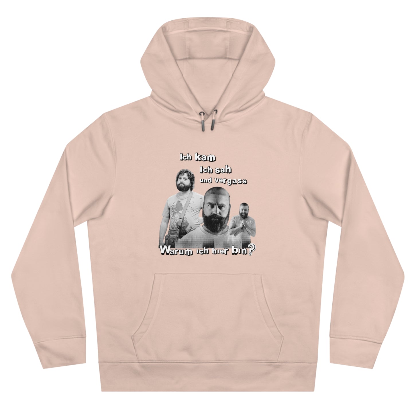 Hoodie Unisex Joke Alan Garner – I came, I saw, and I forgot – Why I am here!