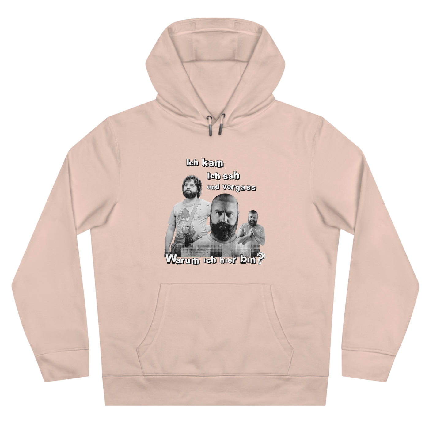 Hoodie Unisex Witz  Alan Garner– Ich kam ich sah und vergaß - Warum ich hier bin!