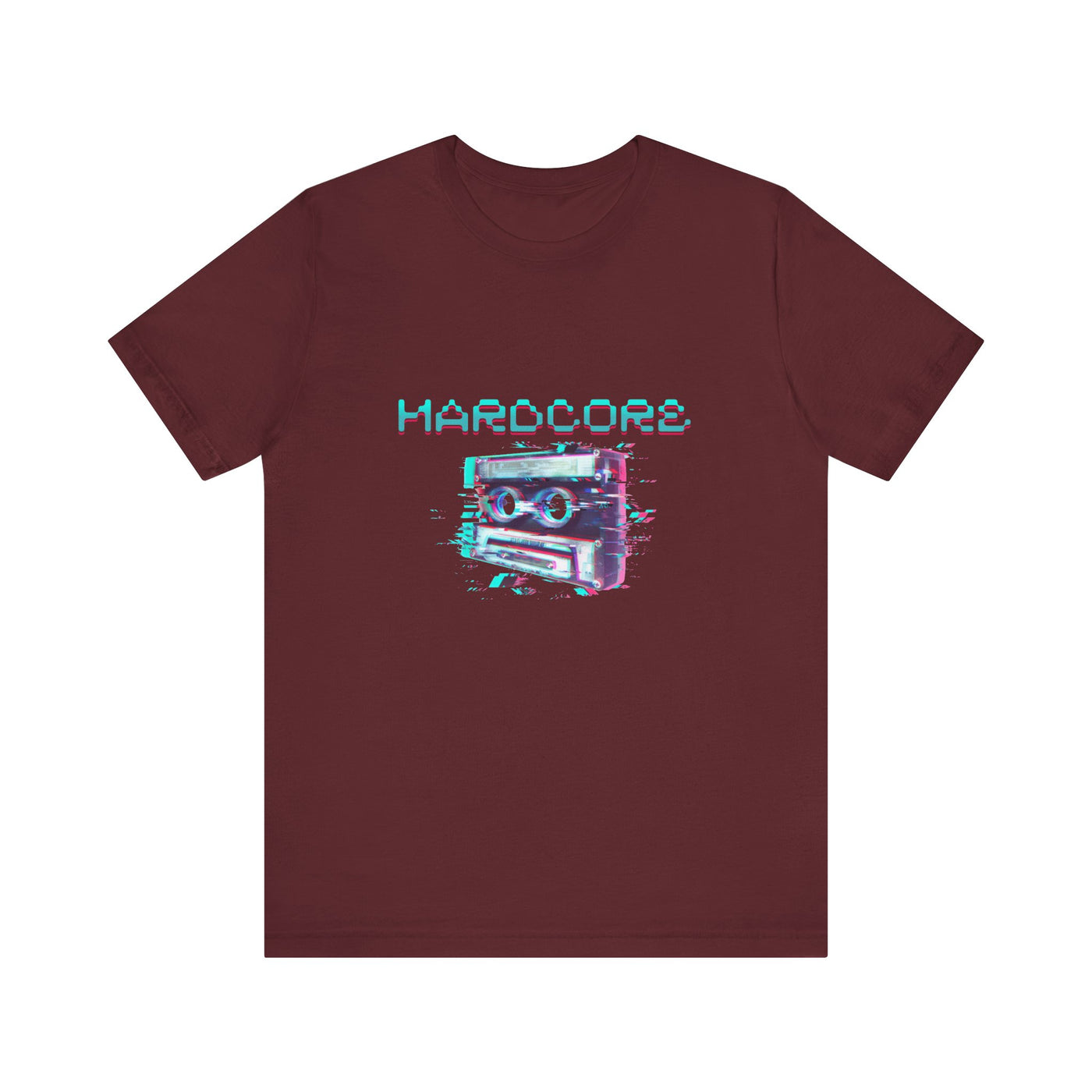 Techno - Hardcore Never Dies - Retro Graphic Tee, 90s Aesthetic Shirt unisex