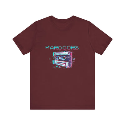 Techno - Hardcore Never Dies - Retro Graphic Tee, 90s Aesthetic Shirt unisex