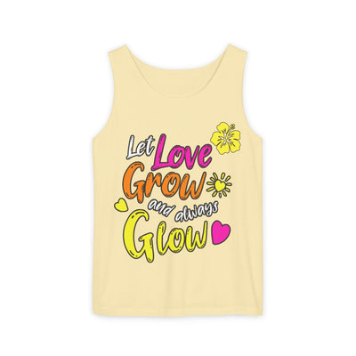 Tank Let Love Grow ... , Motivational Workout Shirt