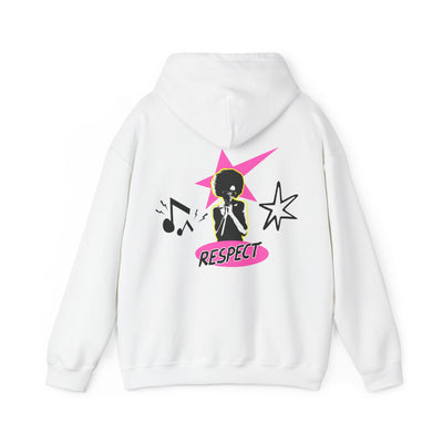 Respect Unisex Hooded Sweatshirt, Streetwear Hoodie