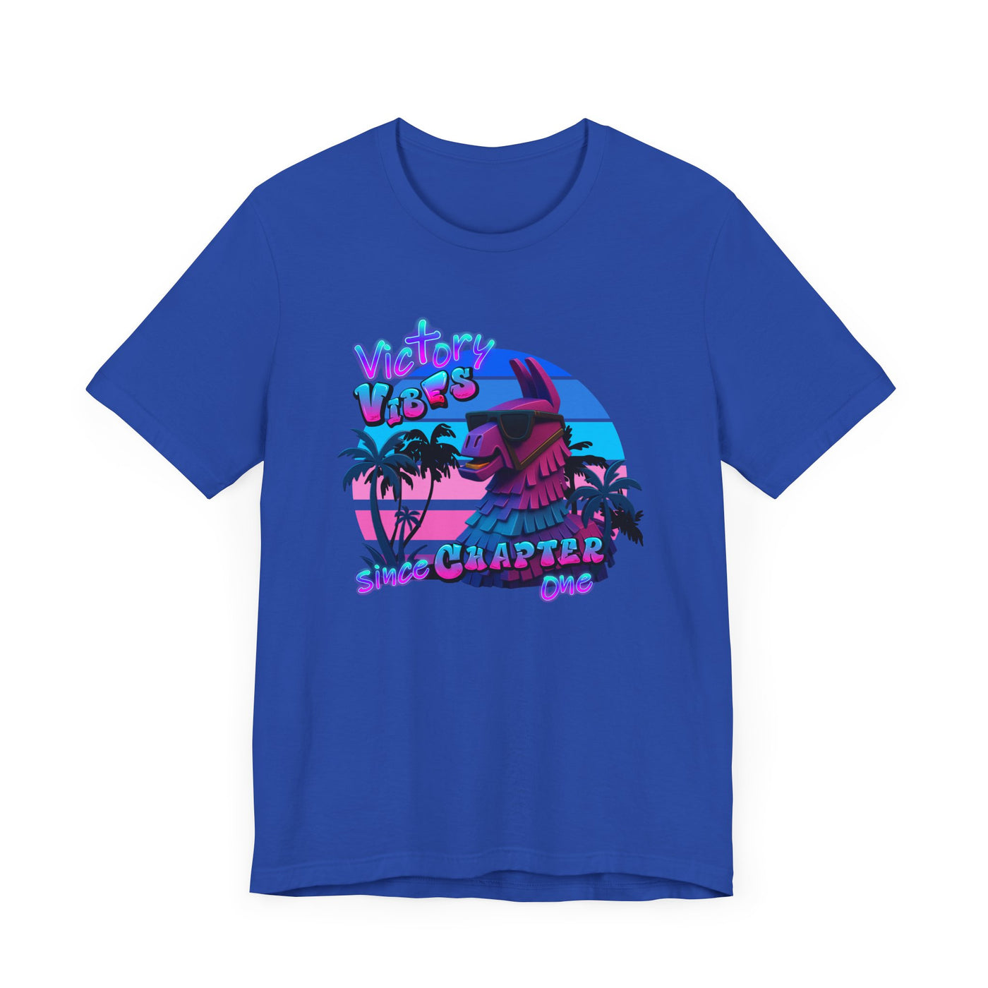 Retro Fortnite Vibe Unisex Short Sleeve Tee - 'Victory' Chapter One Graphic