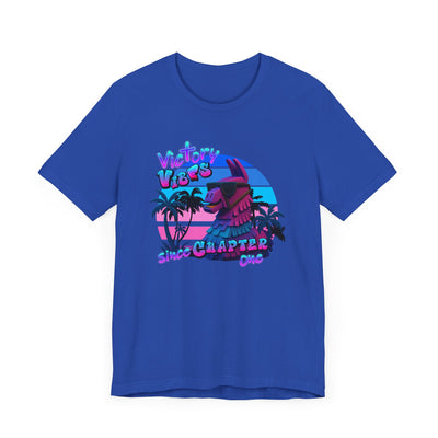Retro Fortnite Vibe Unisex Short Sleeve Tee - 'Victory' Chapter One Graphic