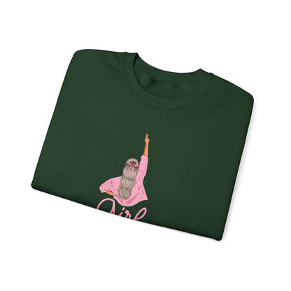 Girl Power Unisex Crewneck Sweatshirt,