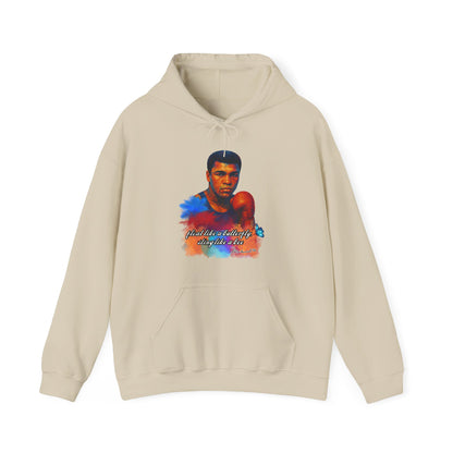 Inspirational Muhammad Ali Hoodie - Unisex Float like a butterfly and sting like a bee