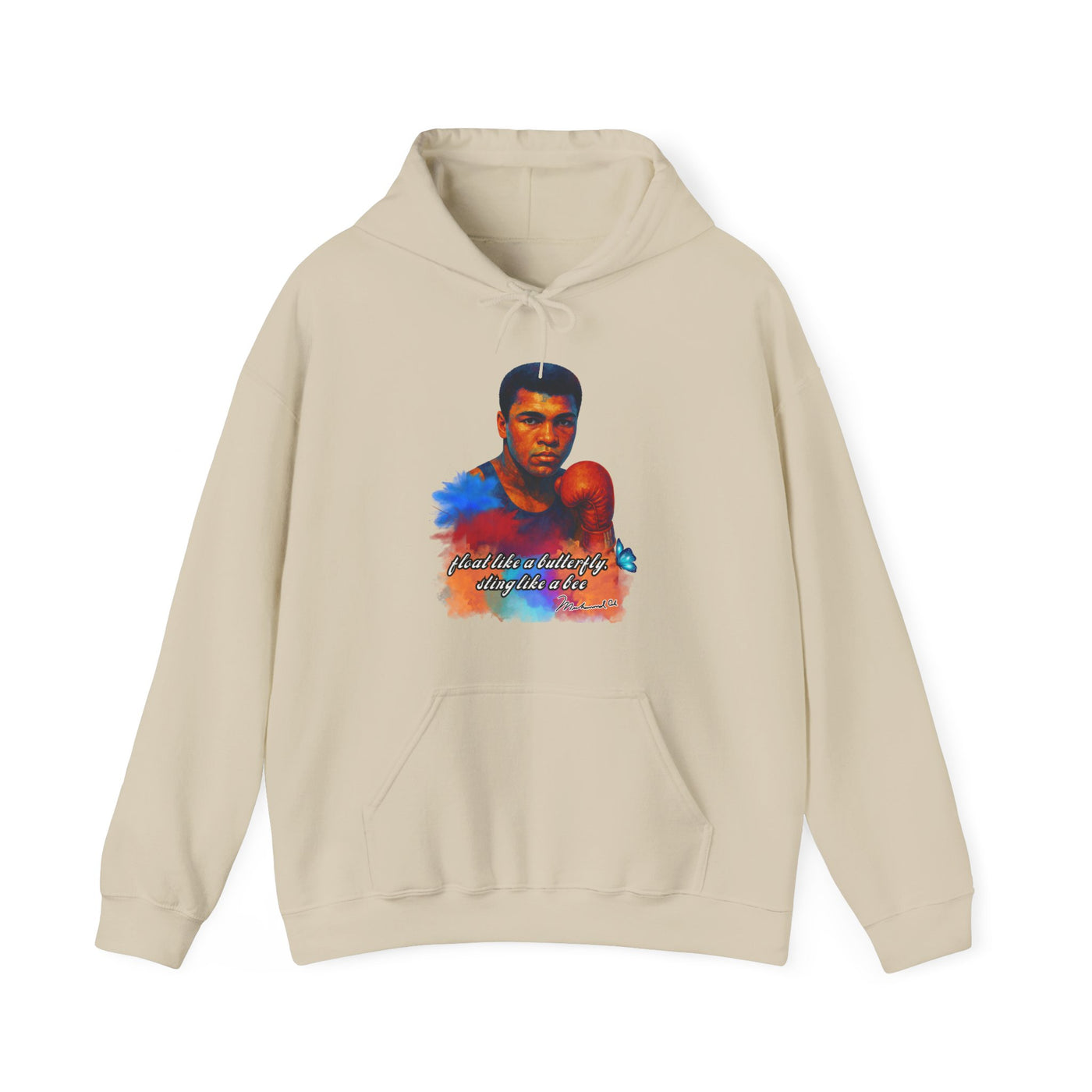 Inspirational Muhammad Ali Hoodie - Unisex Float like a butterfly and sting like a bee
