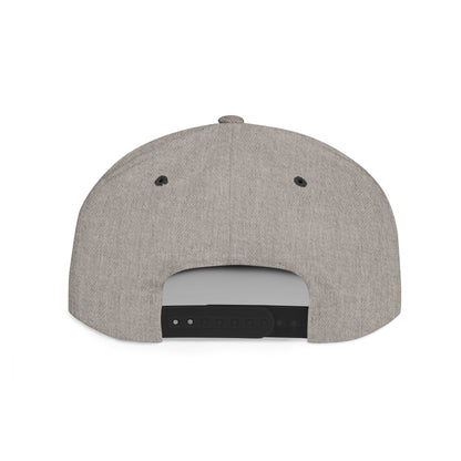 Oldschool Vibes Flat Bill Snapback Cap | Retro Style Hat for Casual Wear
