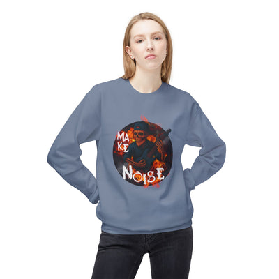 Make Noise Graphic Fleece Sweatshirt - Unisex Midweight Crewneck