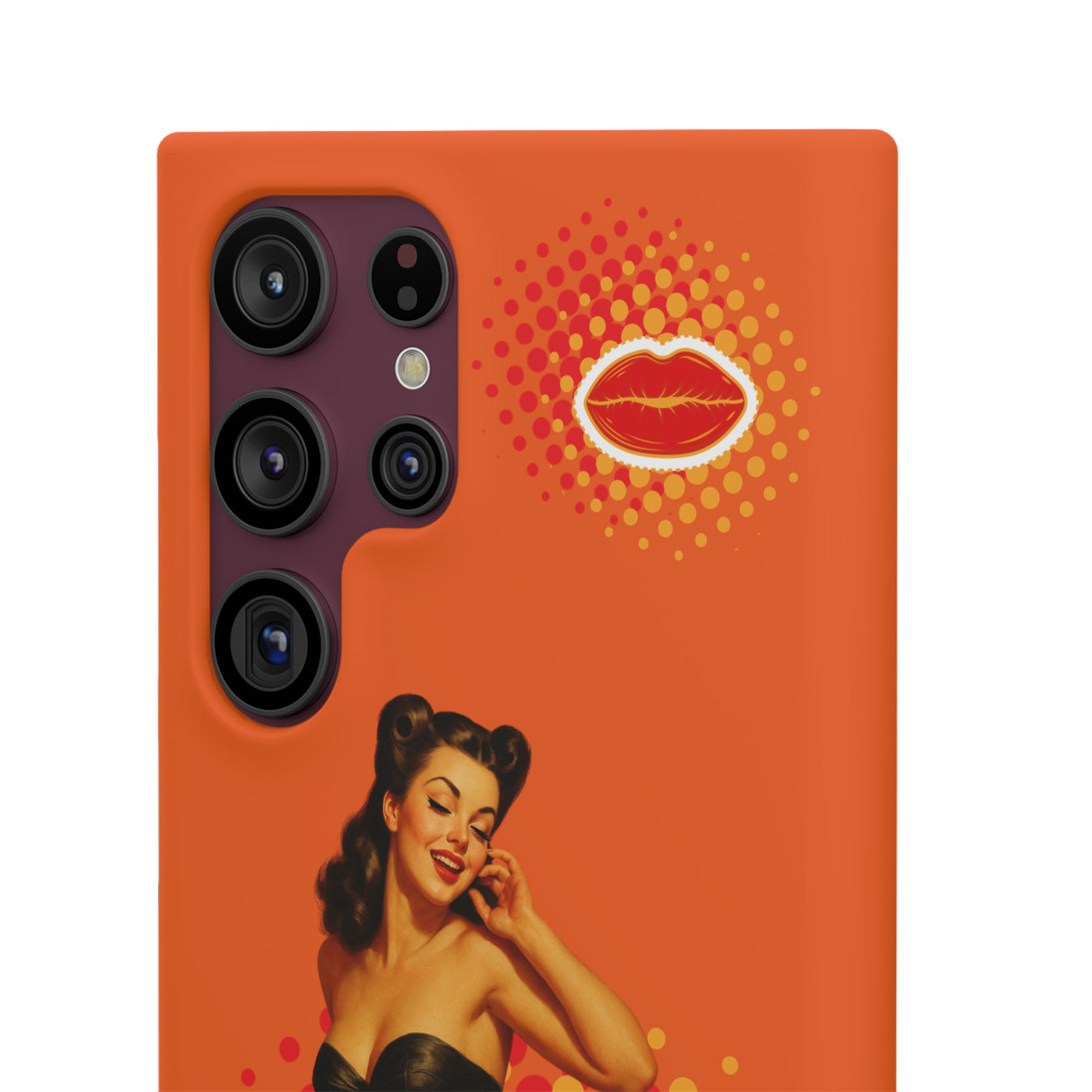 Retro Pin-Up - Handyhülle - Snap Case - Bold 'Wow' Design