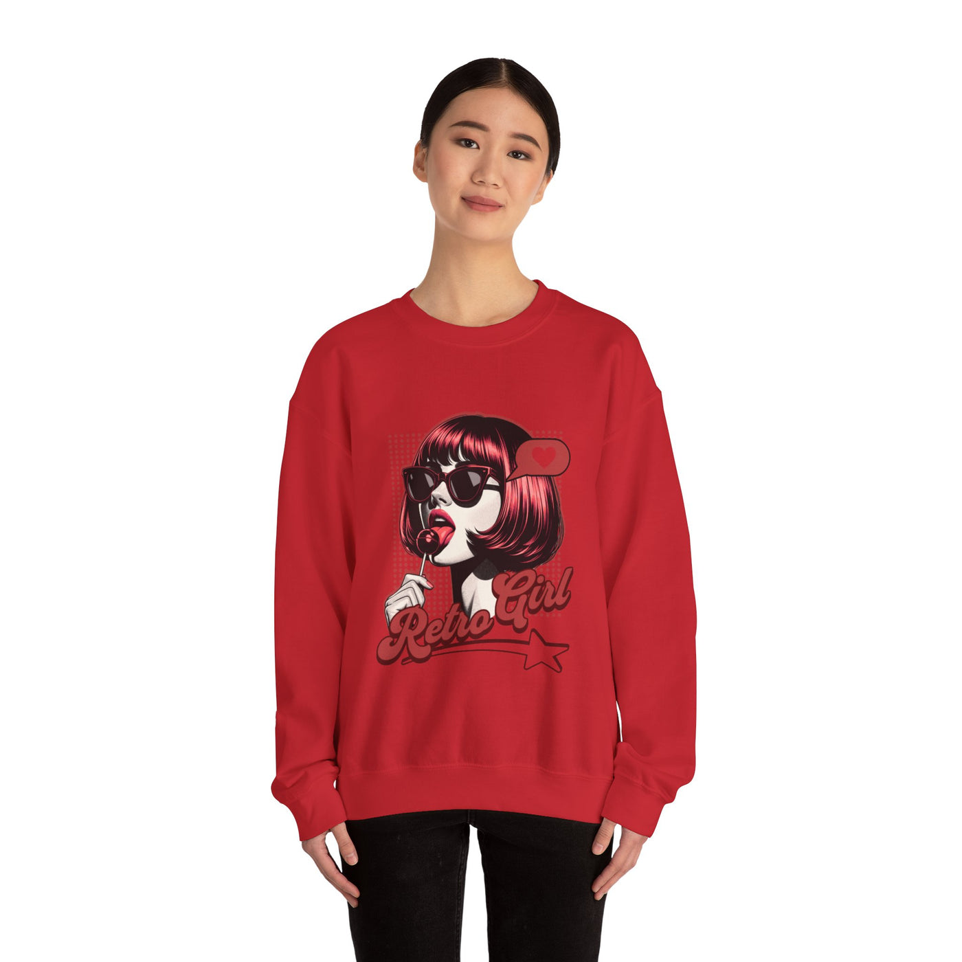 Retrogirl  Pop Art Women's Sweatshirt