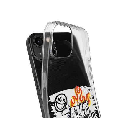 Handyhülle Fake till you make it - Clear Silicone Phone Cases,