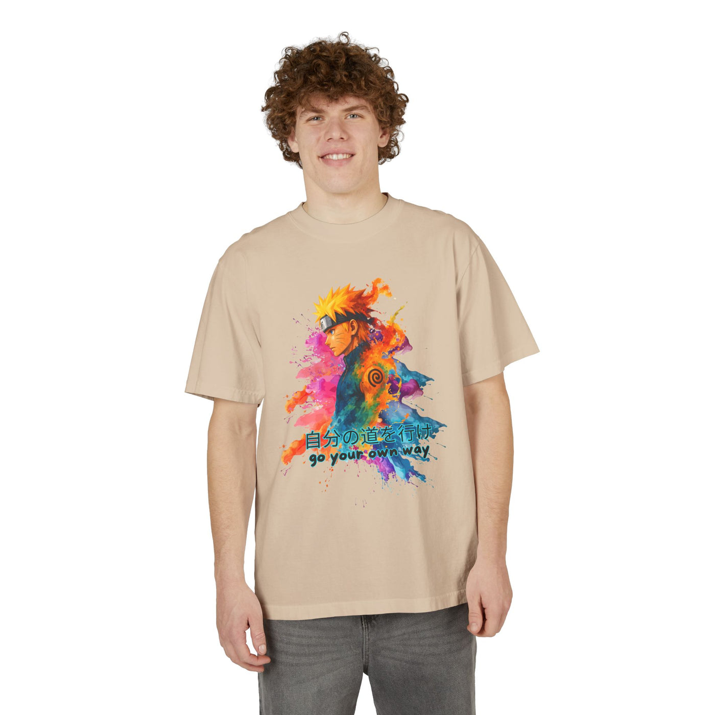 Unisex Graphic T-Shirt - Go Your Own Way - Naruto Inspired Design Anime