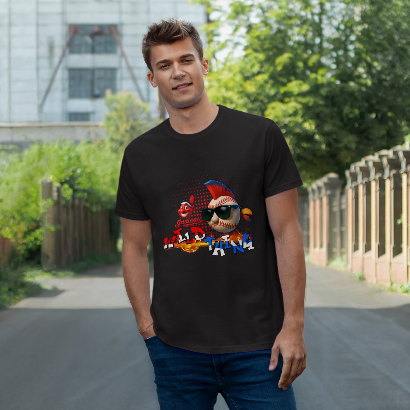 Cleveland Indians Wild Thing  - Baseball Fan T-Shirt