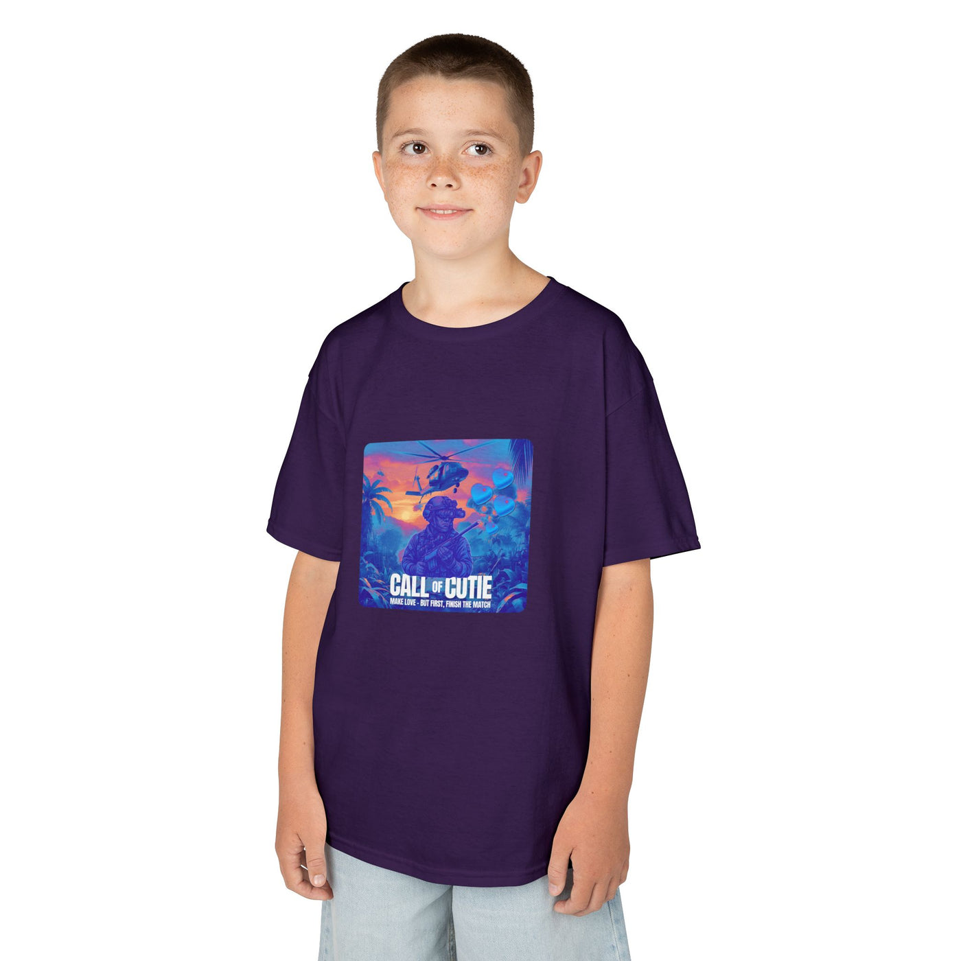Call of Cutie Unisex Oversized Boxy Tee - Chill Vibes for Game Lovers for Teens