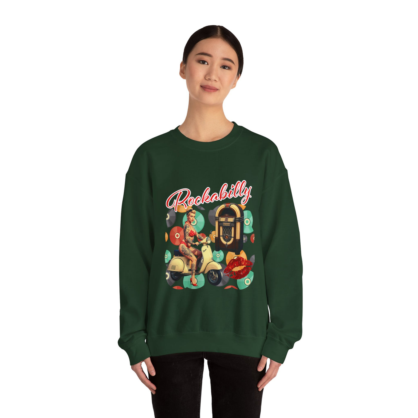 RockabillyHeavy Blend Sweatshirt | Vintage Vibe