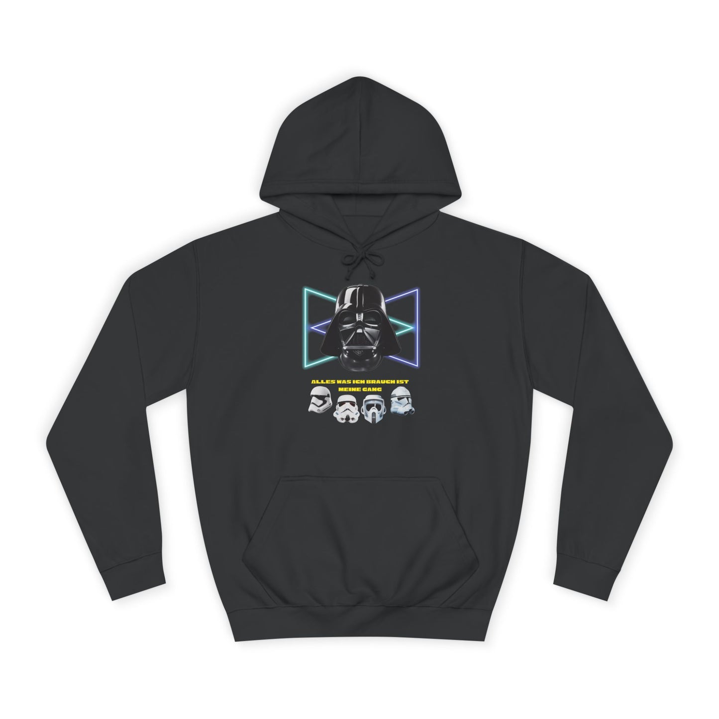 Star Wars unisex Hoodie - Darth Vader   - Alles was ich brauch ist meine Gang - beidseitig bedruckt