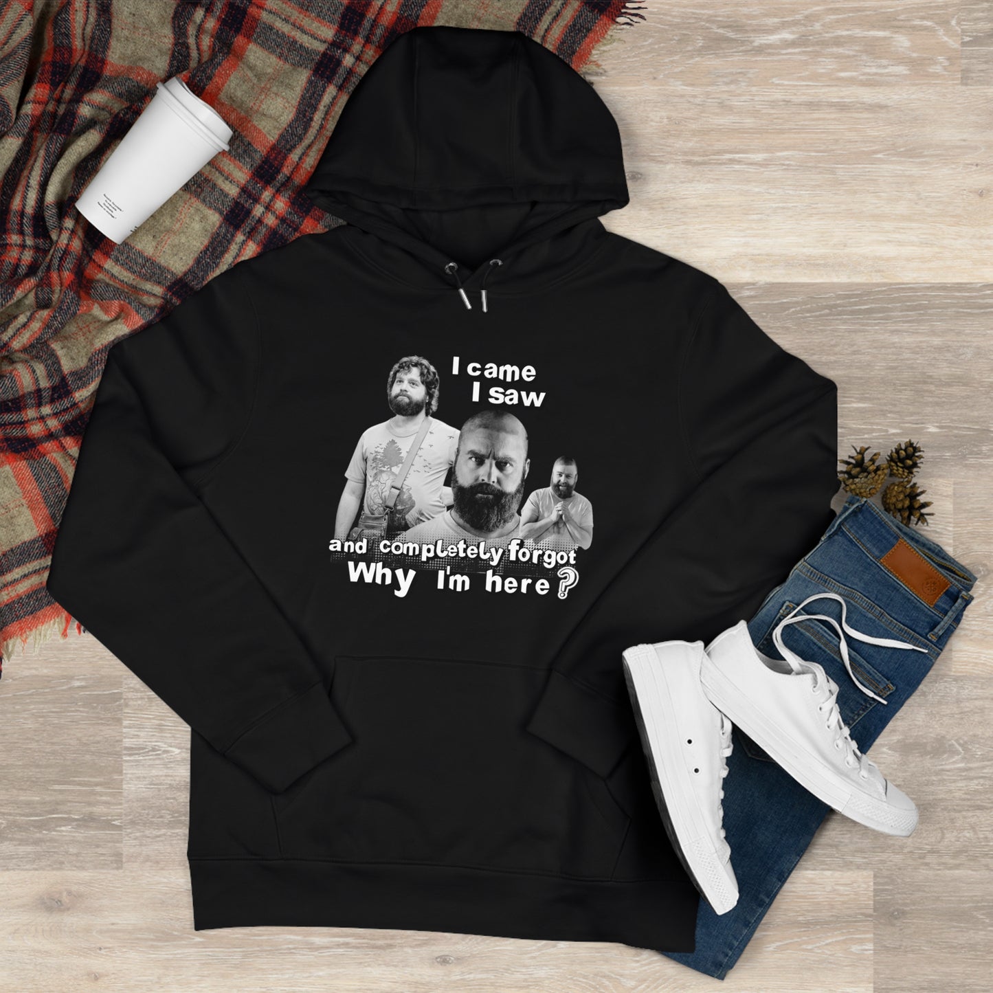 I cam- saw- and forgot why I am here - Alan Garner Hoodie for Men