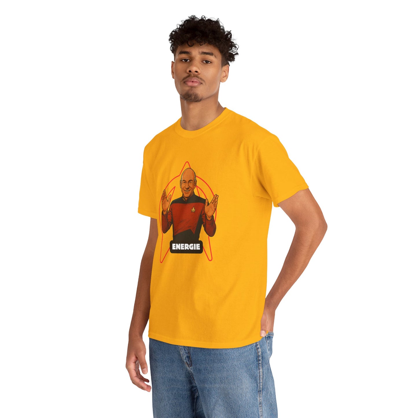 Energie Unisex Heavy Cotton Tee - Perfect for Sci-Fi Fans and Casual Wear