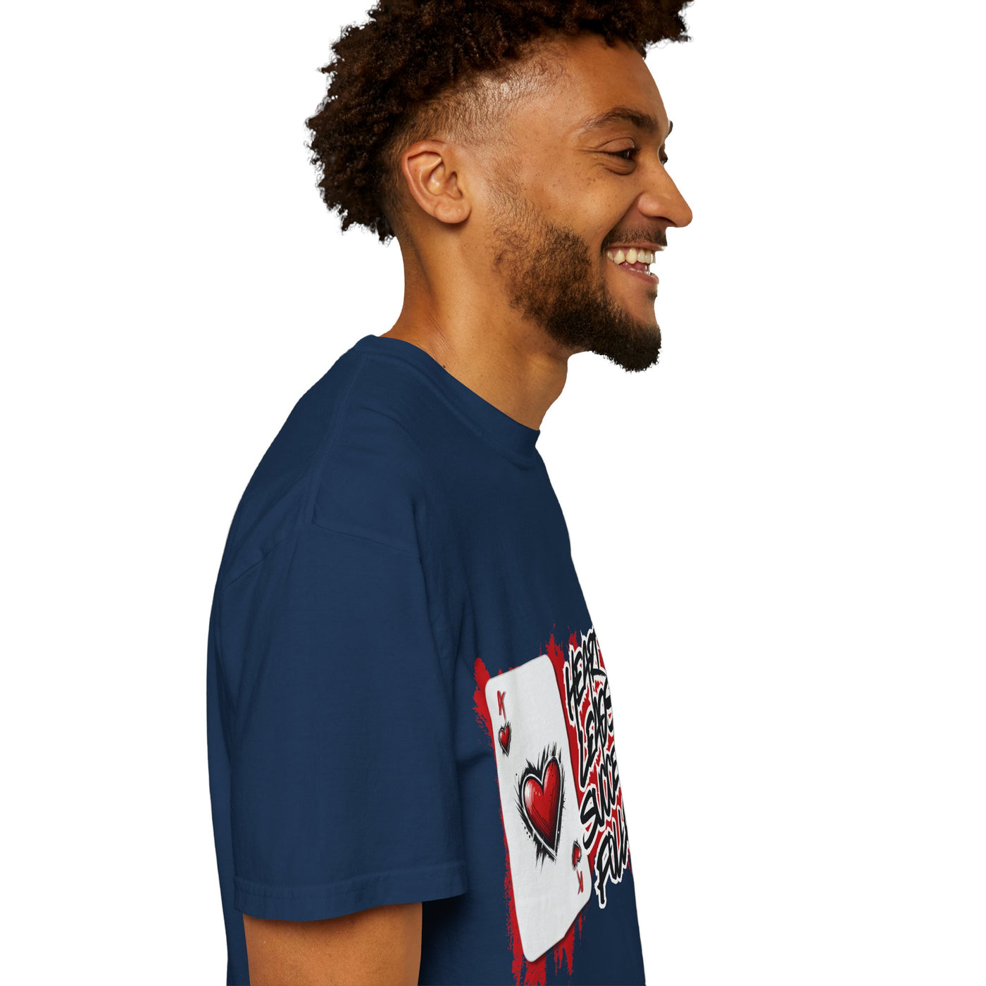 Heart Leads Success Unisex Heavy Cotton Tee | Graphic Tee | Casual Wear | Gift for Gamers | Inspirational Fashion | Streetwear