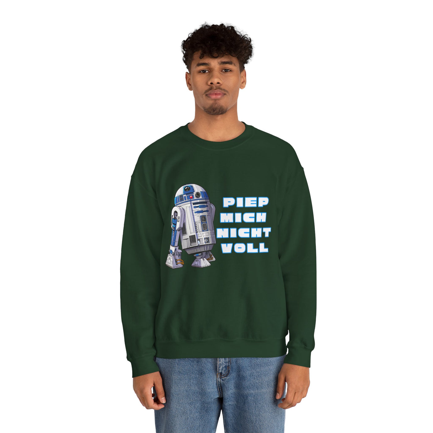 R2-D2 Inspired Unisex Crewneck Sweatshirt - Fun and Cozy