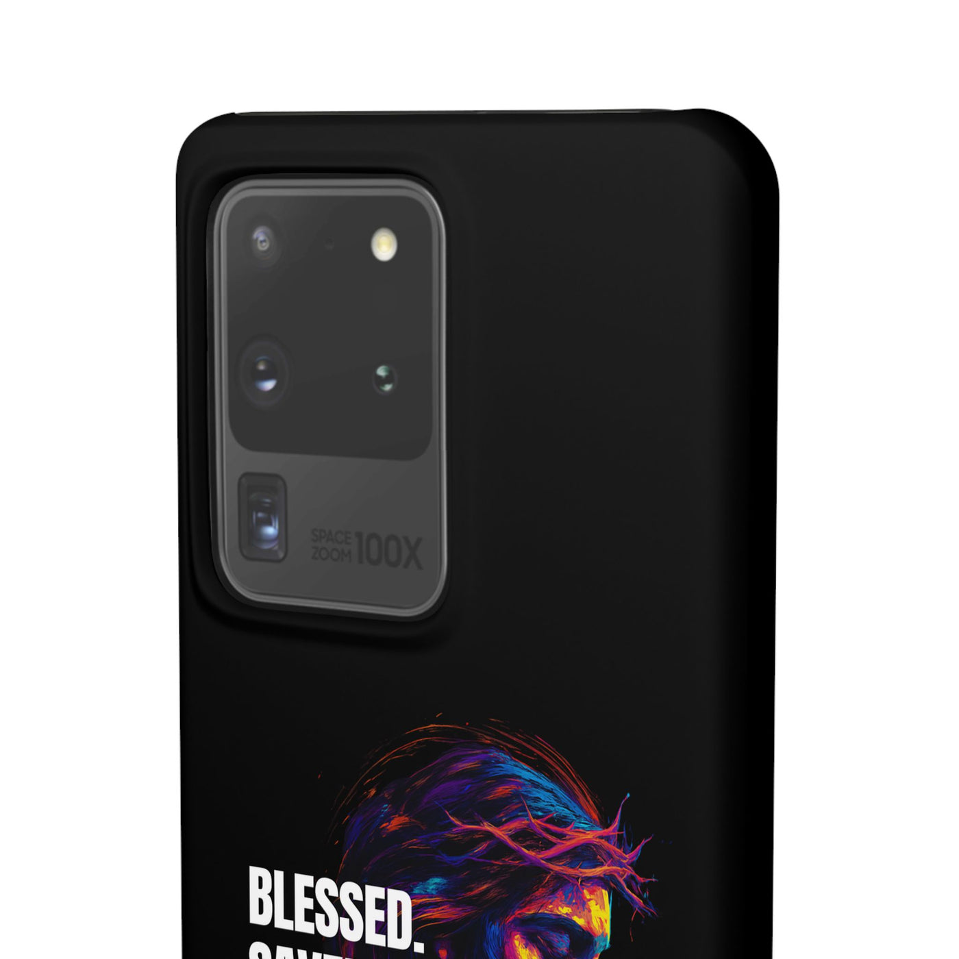 Blessed Saved loved - Snap Case - Jesus