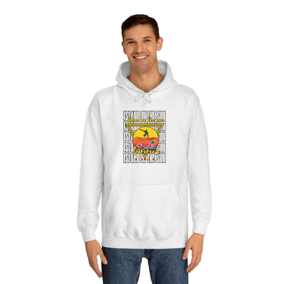 Vibrant College Spirit Hoodie, Unisex College Hoodie