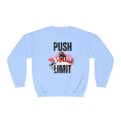 Motivational Crewneck Sweatshirt - "Push Your Limit" 