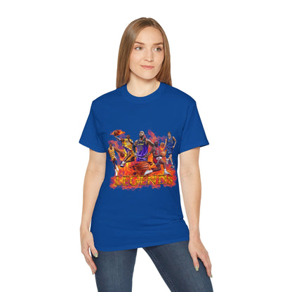 Basketball Legends, Cool Sports Shirt, Unisex Cotton T-Shirt