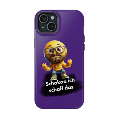 Motivational Impact-Resistant Phone Case - "Schakaa ich schaff das"