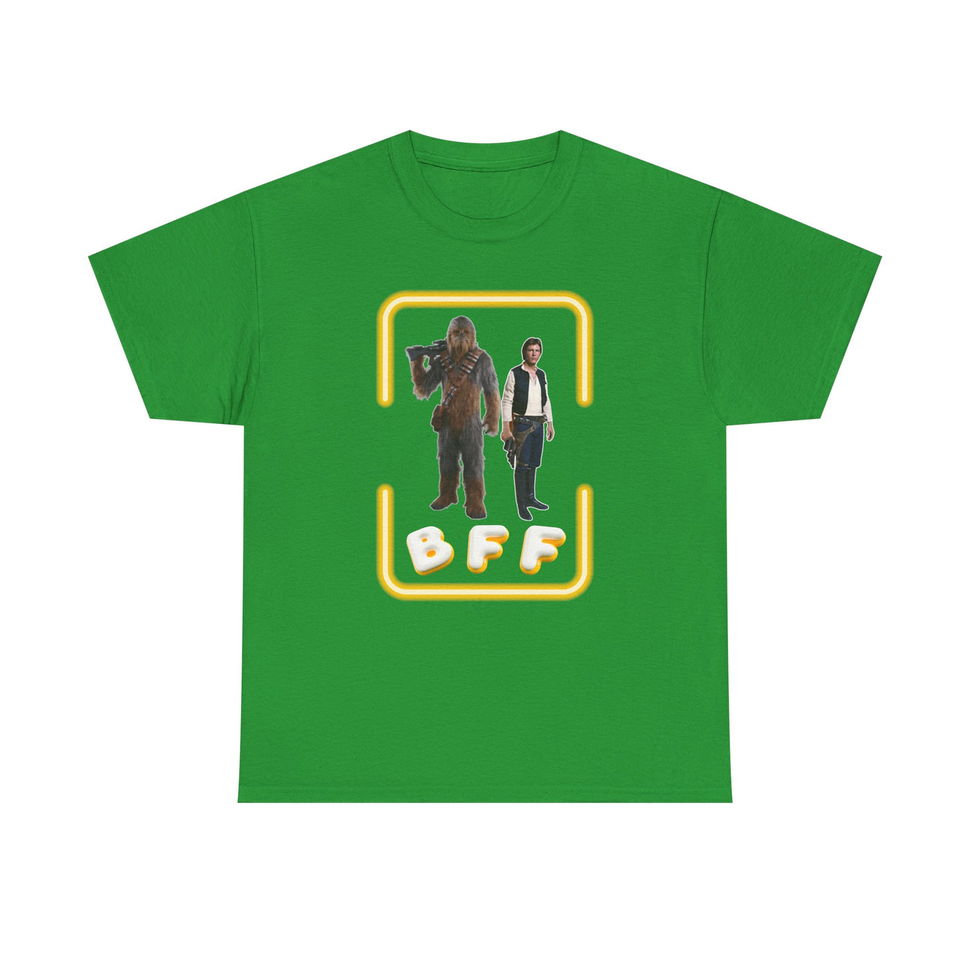 BFF Chewbacca &amp; Han Solo Unisex Heavy Cotton Shirt