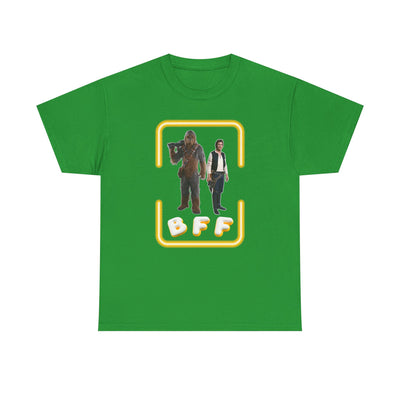 BFF Chewbacca &amp; Han Solo Unisex Heavy Cotton Shirt
