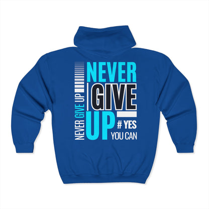 Never give up - Quit talking and start doing