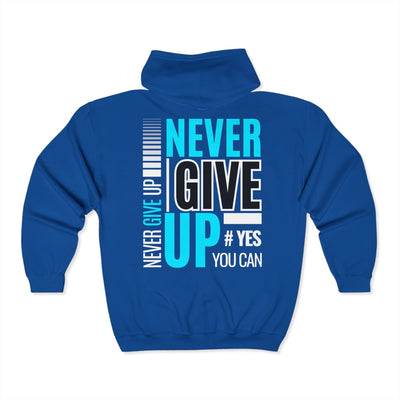 Never give up - Quit talking and start doing