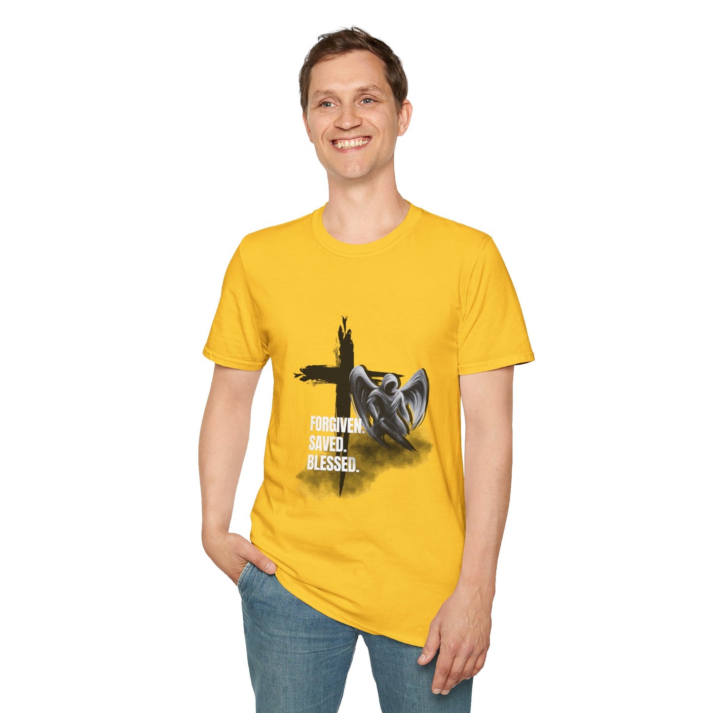 Blessed Faith Unisex Softstyle T-Shirt  Jesus