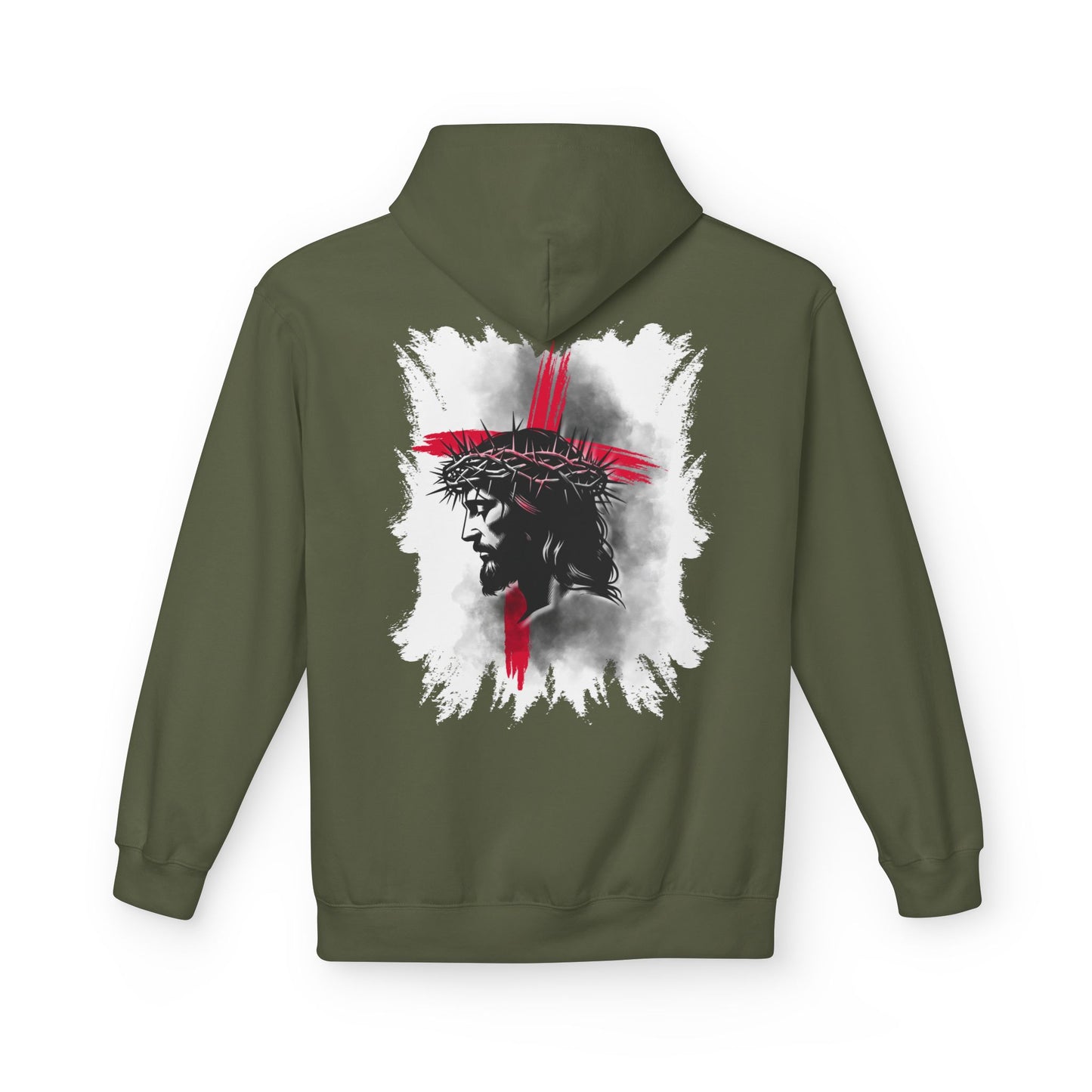 Faith-Inspired Hoodie: Blessed, Saved, Loved - Christian JESUS