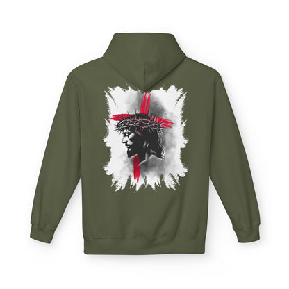 Faith-Inspired Hoodie: Blessed, Saved, Loved - Christian JESUS
