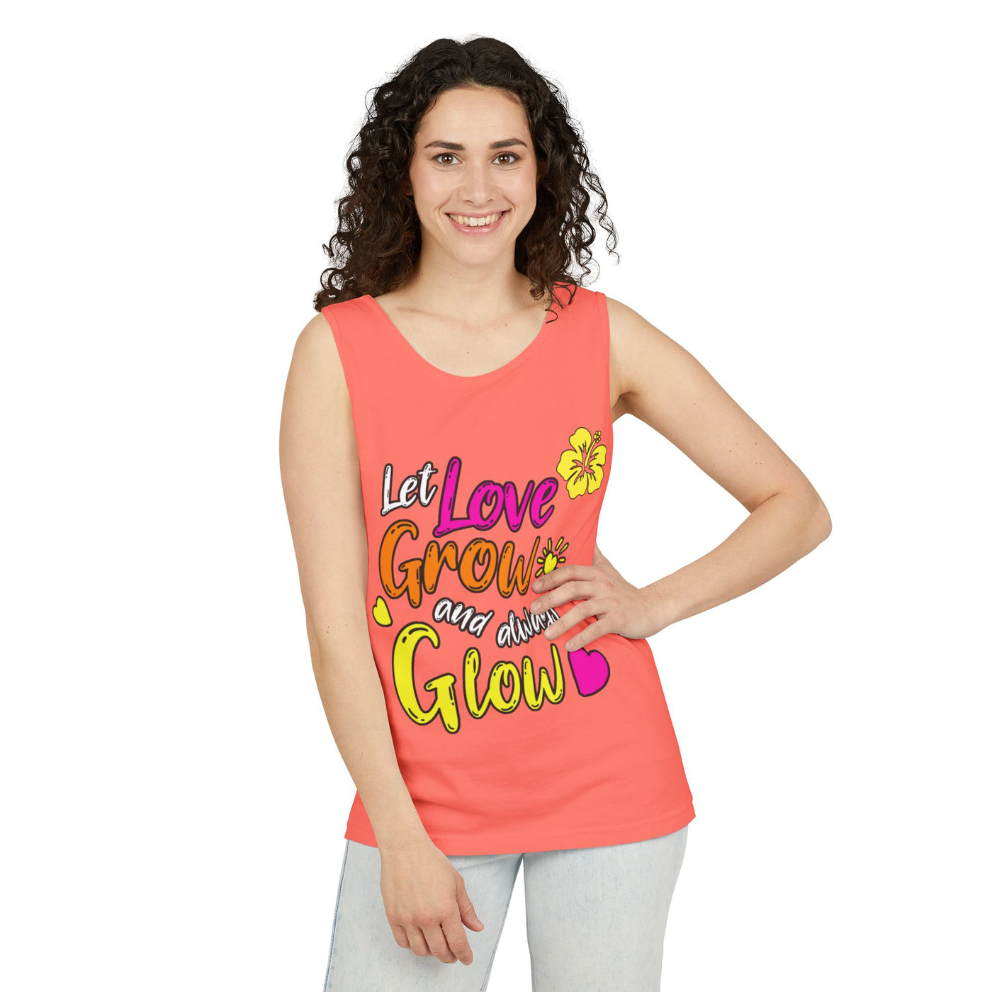 Tank Let Love Grow ... , Motivational Workout Shirt