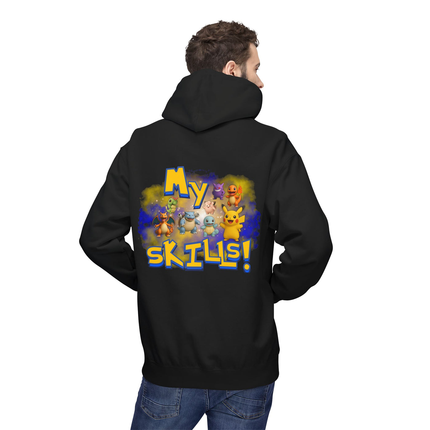 Pokemon Skills Hoodie, Unisex Pokemon Sweatshirt, Cute Hoodie