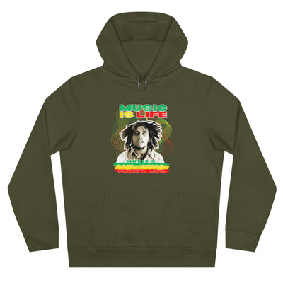 Music Is Life King Hooded Sweatshirt | Perfect for Music Lovers