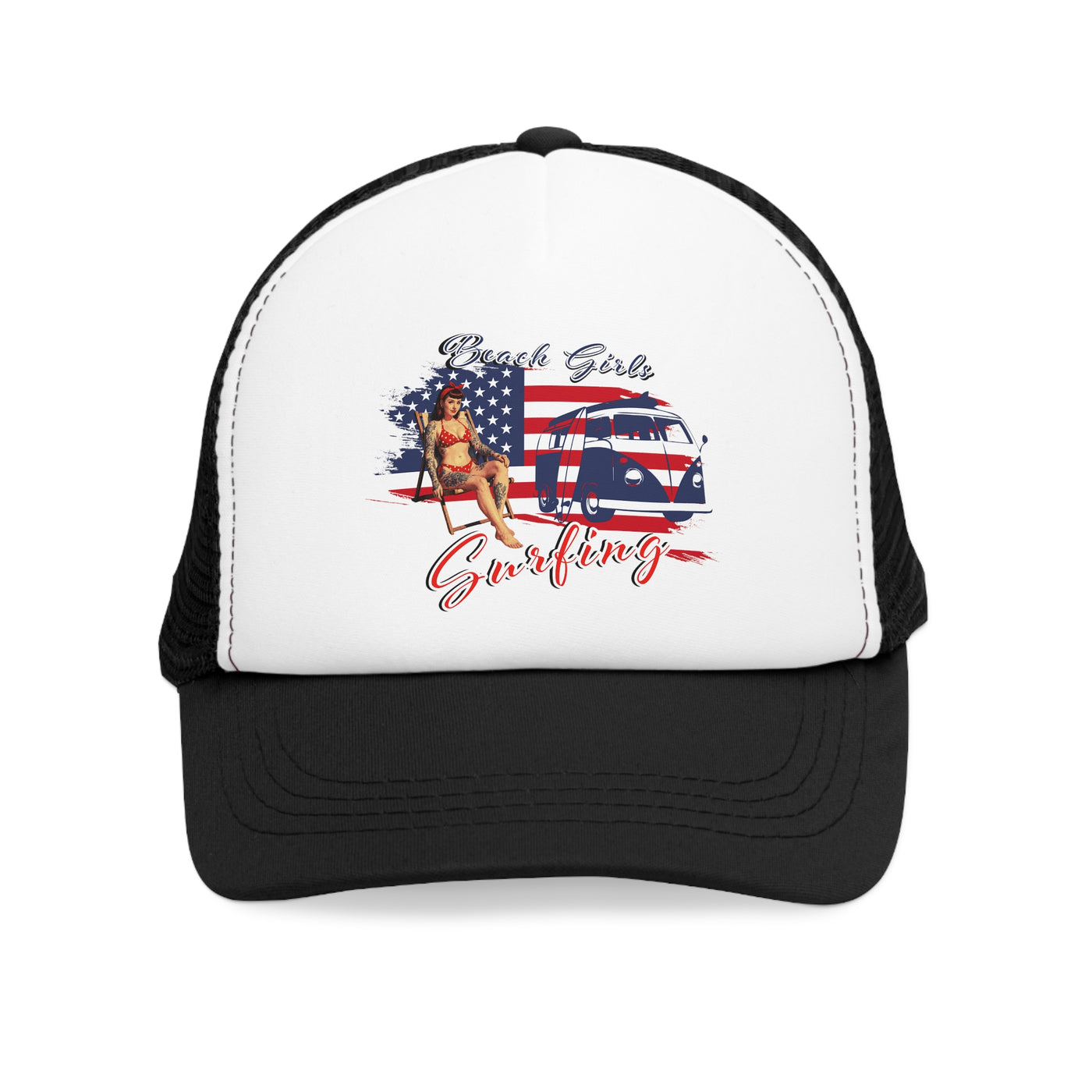 Beach Girls Surfing USA