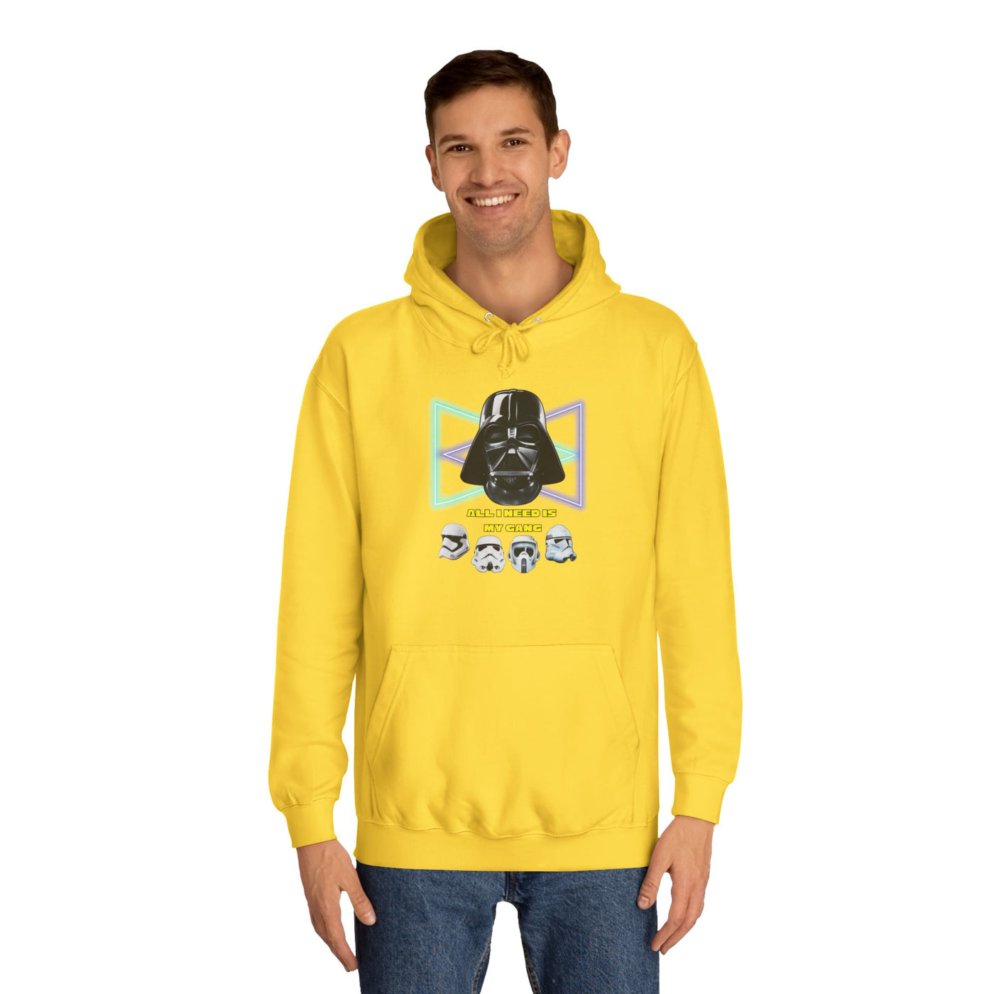 Star Wars unisex Hoodie - Darth Vader &amp; Stormtrooper Design All i need is my gang