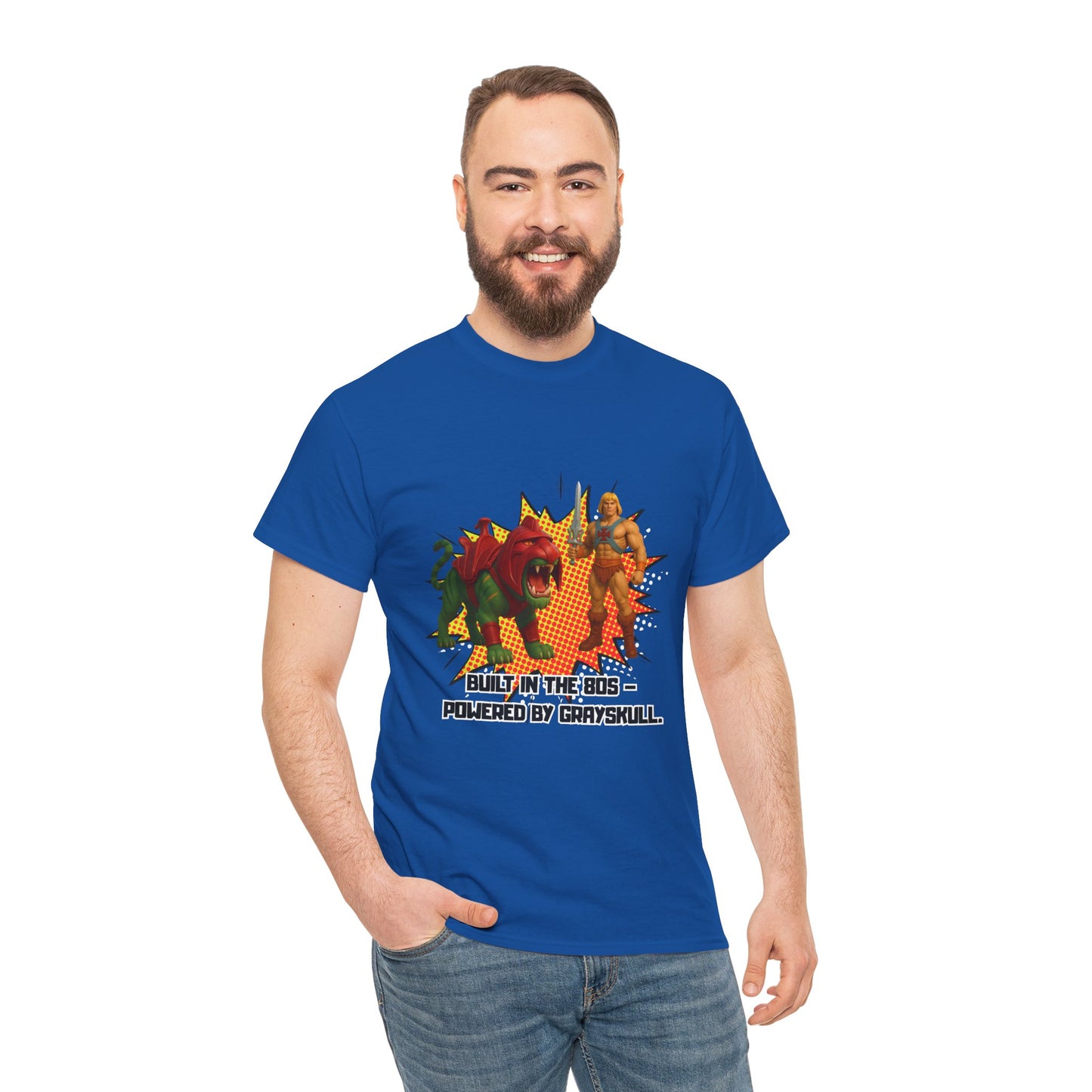He-Man Unisex Vintage Master of the Universe Retro T-Shirt