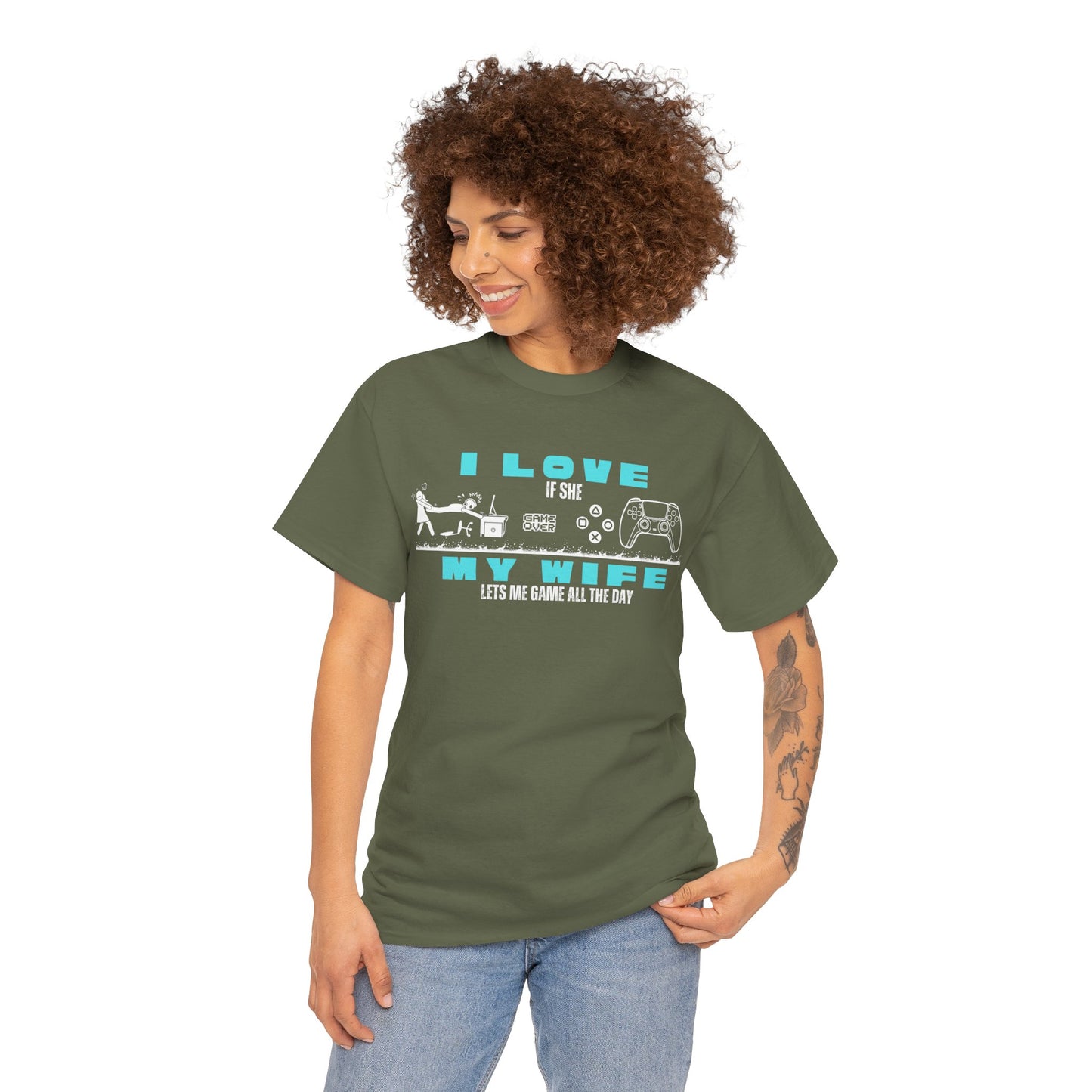 I love my wife - when she lets me gamble - Fun Shirt
