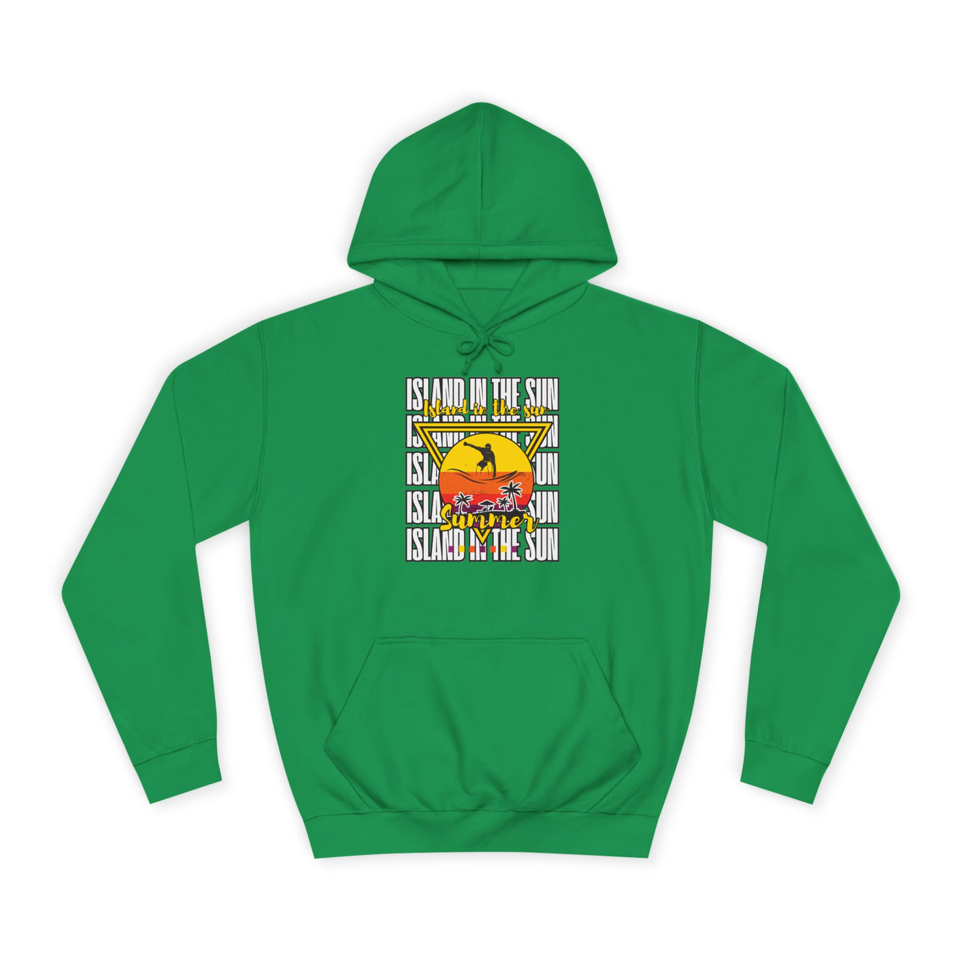 Vibrant College Spirit Hoodie, Unisex College Hoodie