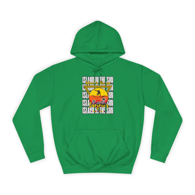 Vibrant College Spirit Hoodie, Unisex College Hoodie